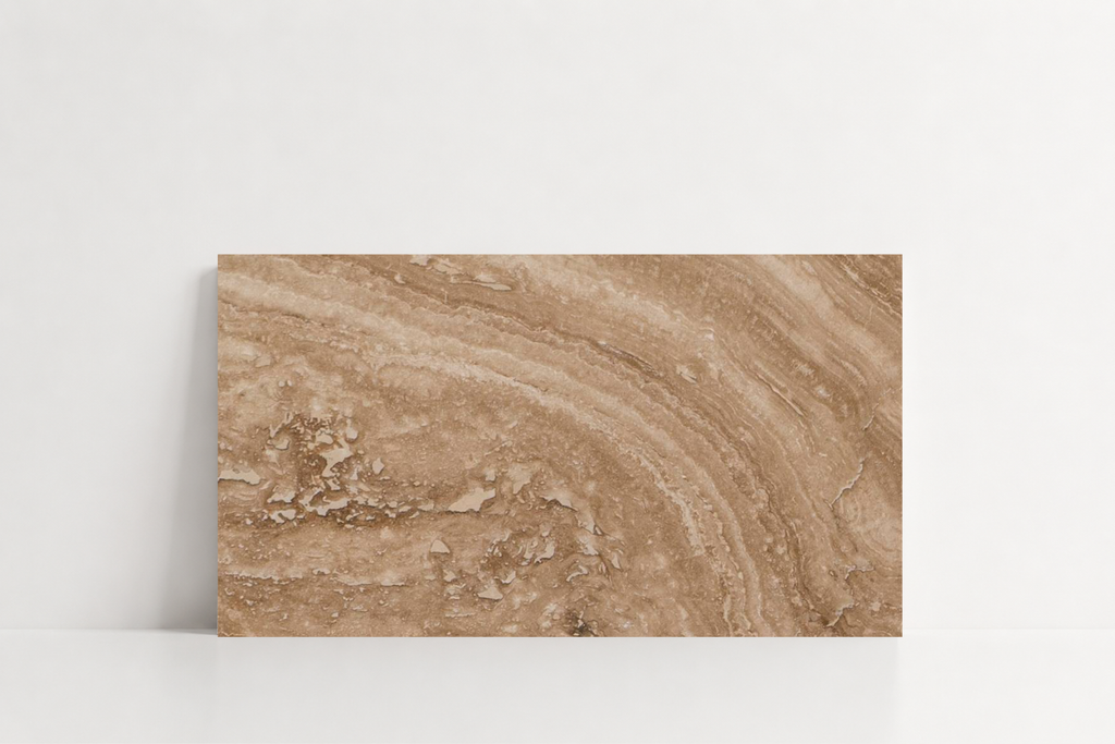 TILE SERPENTINE LEATHER TRAVERTINE 12" x 24" x 3/4 CROSS CUT