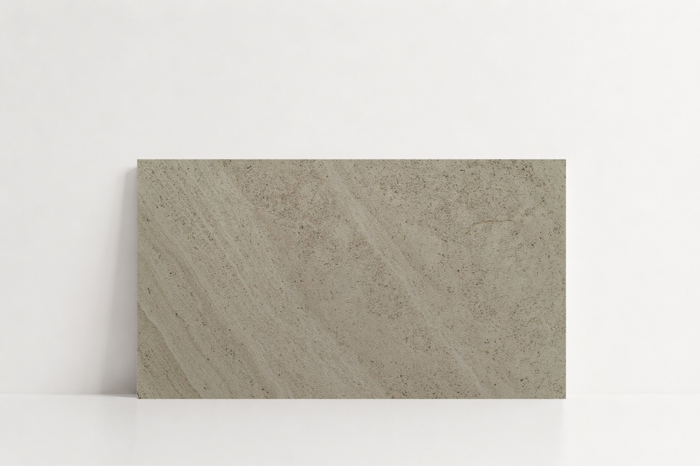 TILE SERPENTINE SANDBLASTED TRAVERTINE 12" x 24" x 3/4 CROSS CUT