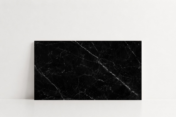 TILE BLACK POLISHED MARBLE 12