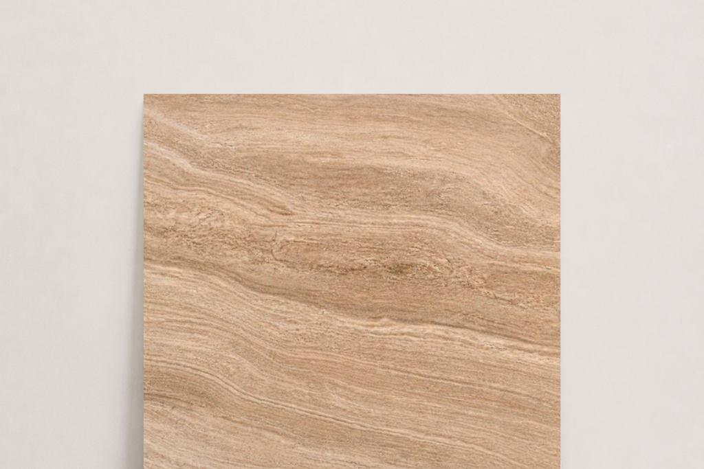 TILE SERPENTINE HONED TRAVERTINE 18" x 18" x 3/4 CROSS CUT