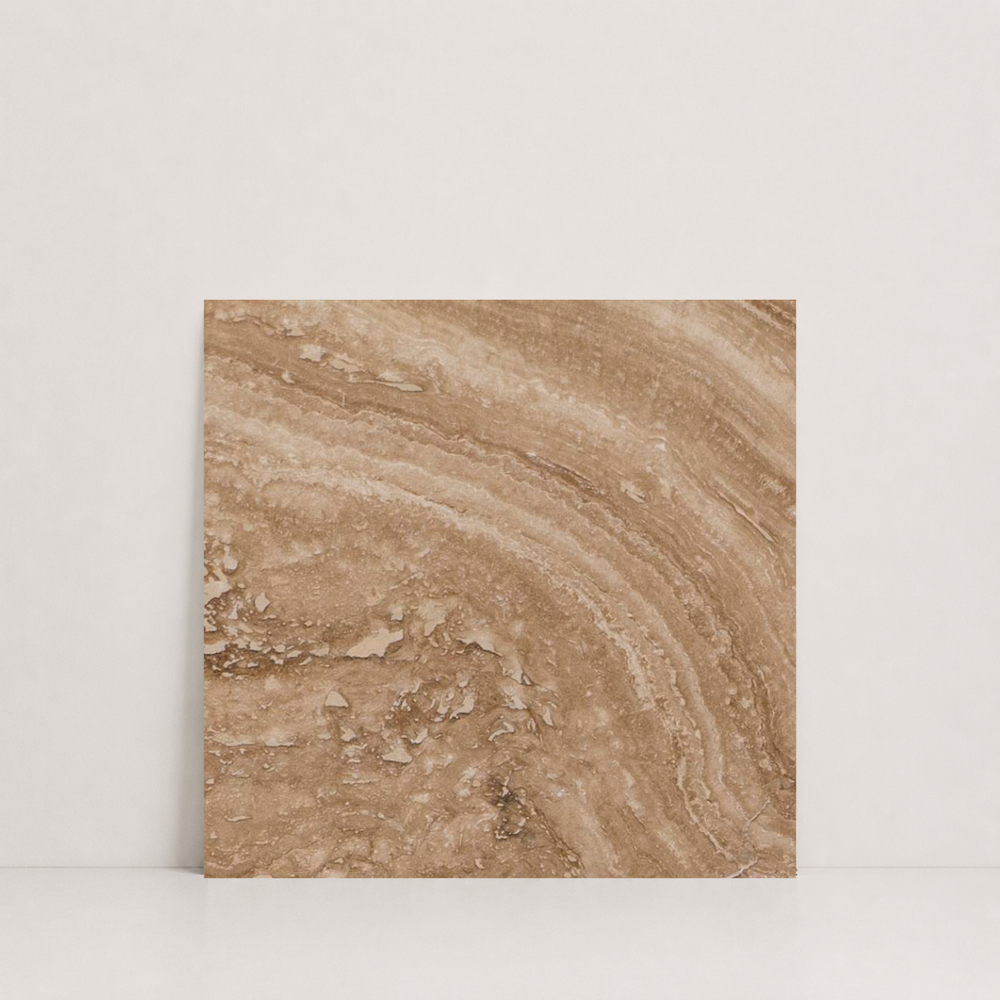 TILE SERPENTINE LEATHER TRAVERTINE 18" x 18" x 3/4 CROSS CUT