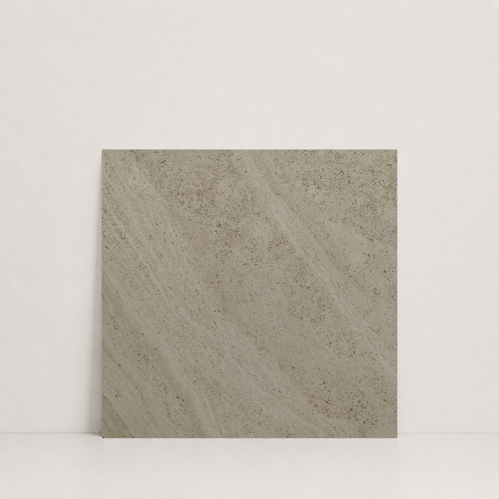 TILE SERPENTINE SANDBLASTED TRAVERTINE 18" x 18" x 3/4 CROSS CUT