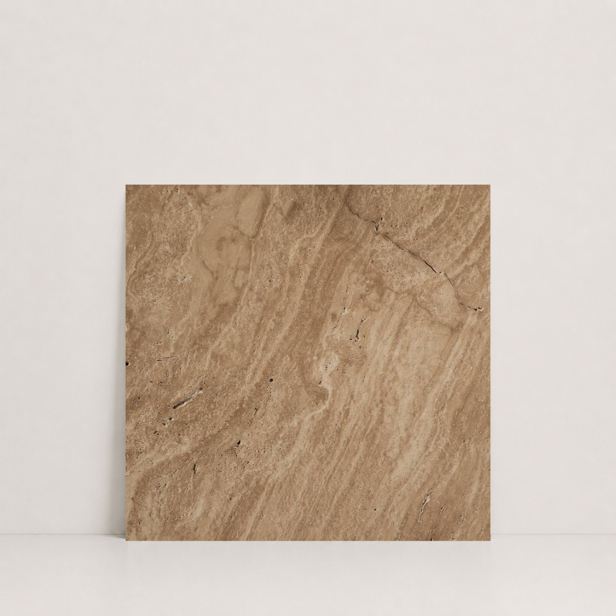 TILE SERPENTINE HAMMERED TRAVERTINE 18" x 18" x 3/4 CROSS CUT