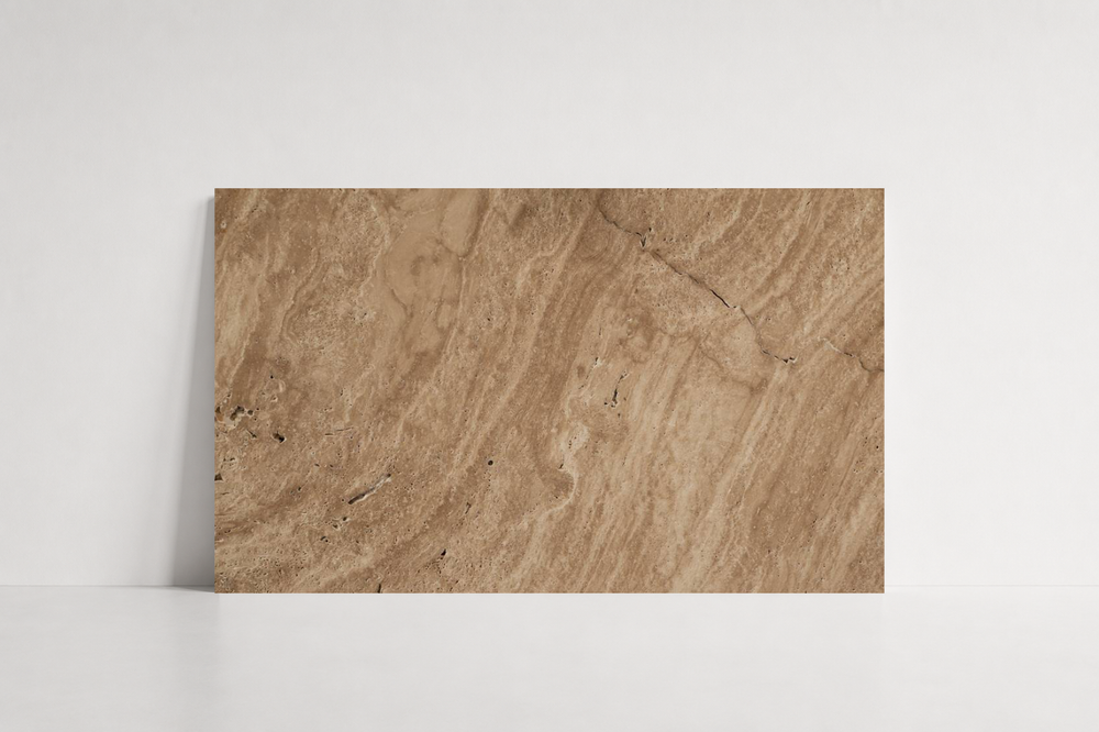 TILE SERPENTINE HAMMERED TRAVERTINE 24" x 36" x 3/4 CROSS CUT