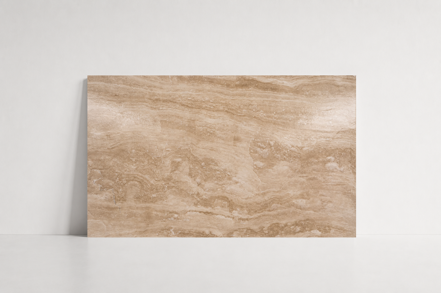 TILE SERPENTINE POLISHED TRAVERTINE 24" x 36" x 3/4 CROSS CUT
