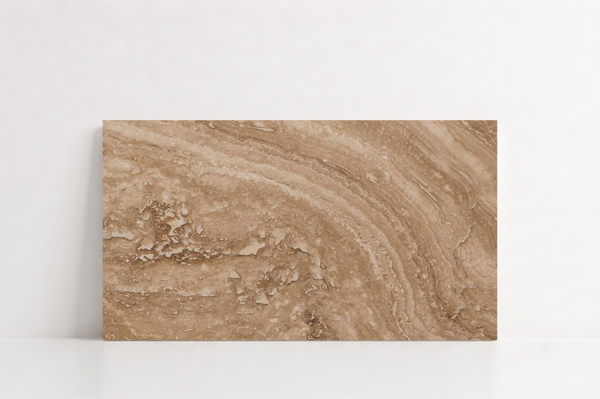 TILE SERPENTINE LEATHER TRAVERTINE 24