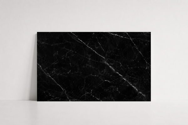TILE BLACK POLISHED MARBLE 24