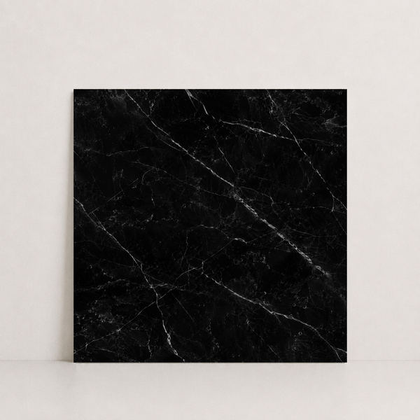 TILE BLACK POLISHED MARBLE 36