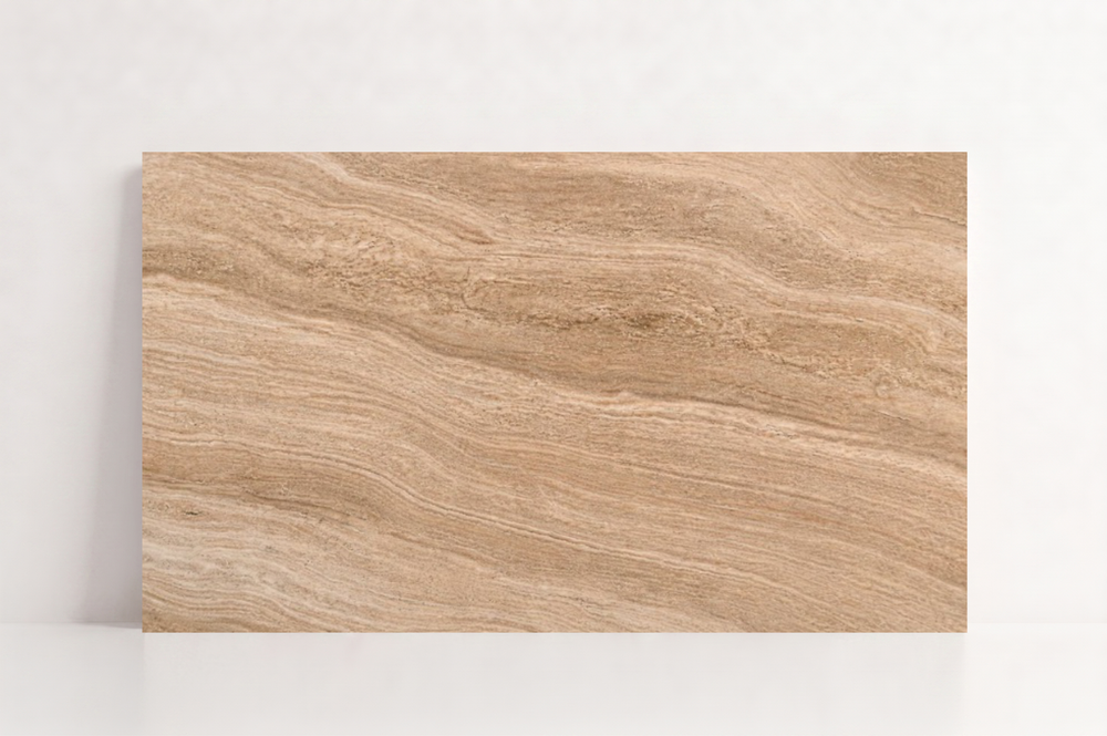 TILE SERPENTINE HONED TRAVERTINE 36" x 48" x 3/4 CROSS CUT