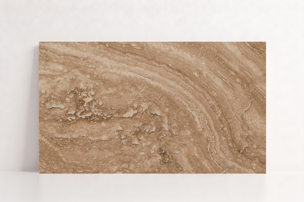 TILE SERPENTINE LEATHER TRAVERTINE 36" x 48" x 3/4 CROSS CUT
