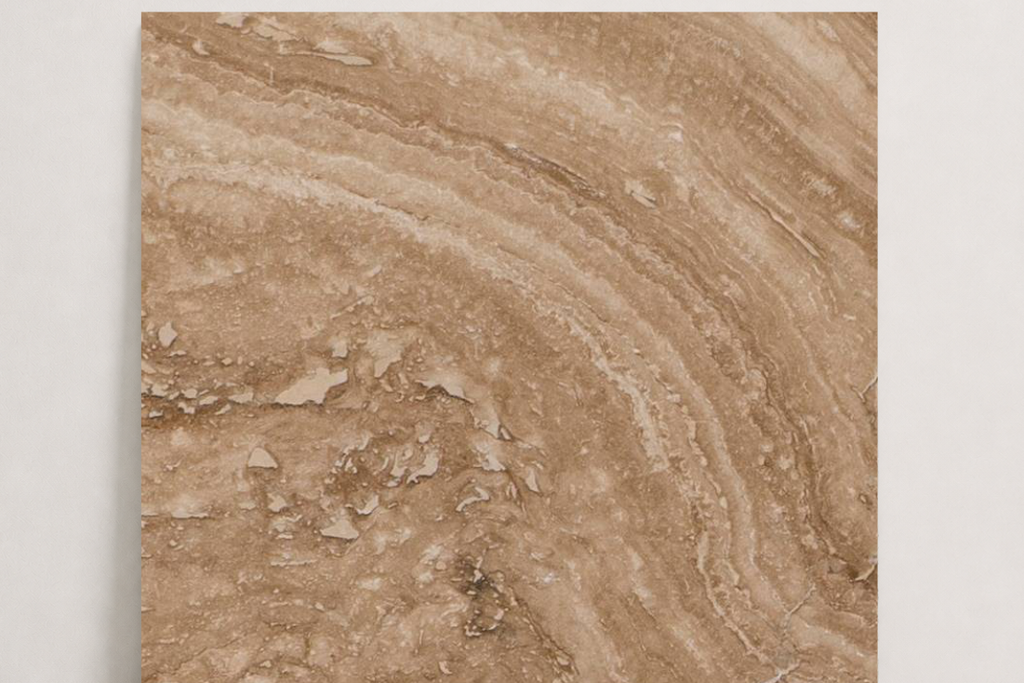 TILE SERPENTINE LEATHER TRAVERTINE 48" x 48" x 3/4 CROSS CUT