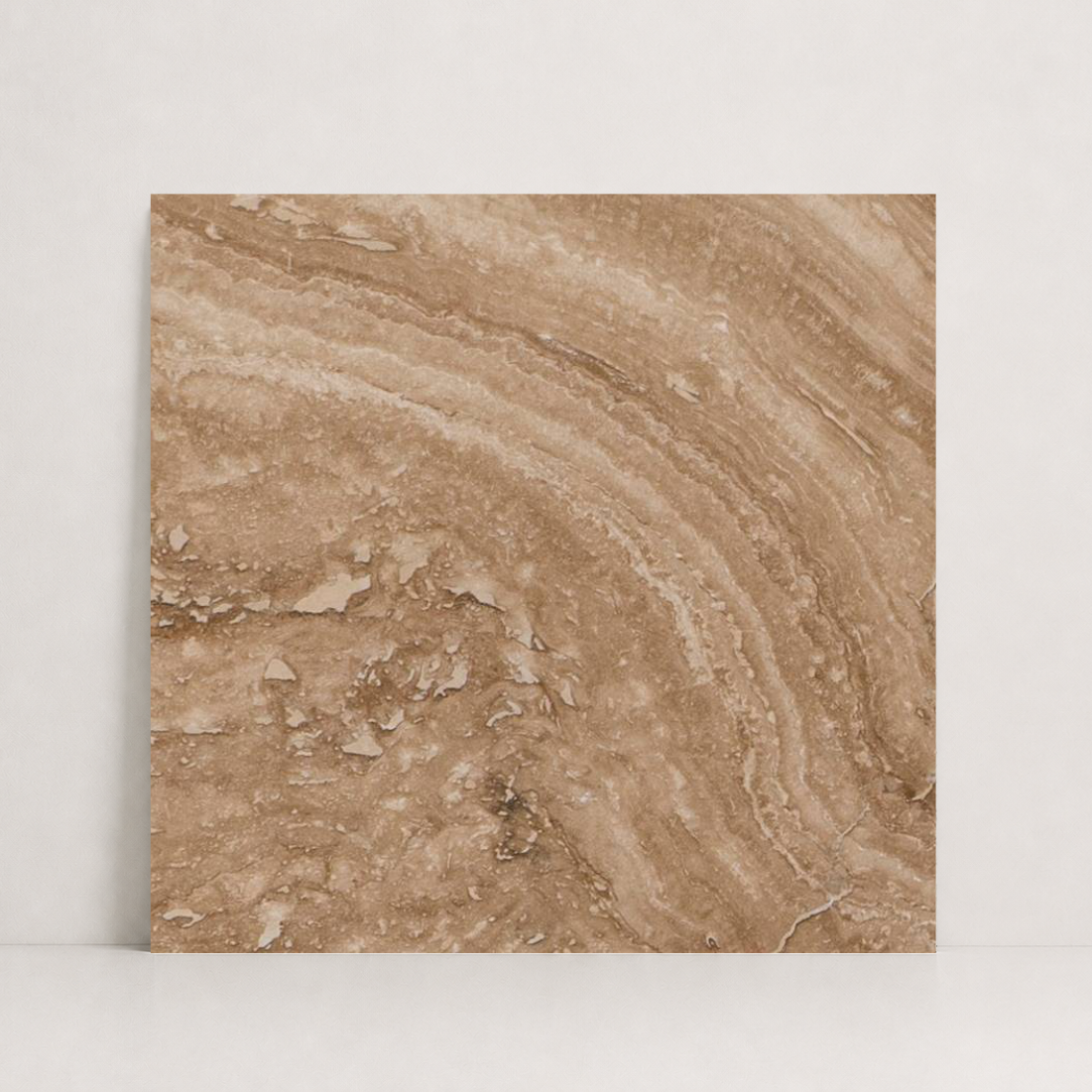 TILE SERPENTINE LEATHER TRAVERTINE 48" x 48" x 3/4 CROSS CUT