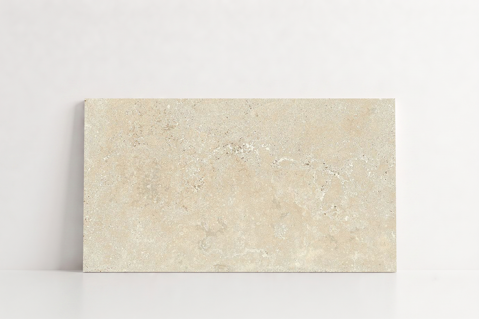 TILE BEIGE HAMMERED TRAVERTINE 18" x 36" x 3/4 CROSS CUT