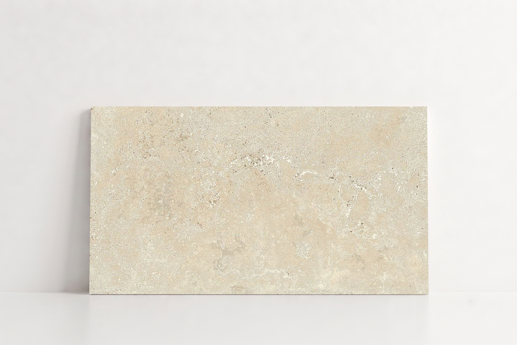 TILE BEIGE HAMMERED TRAVERTINE 24" x 48" x 3/4 CROSS CUT