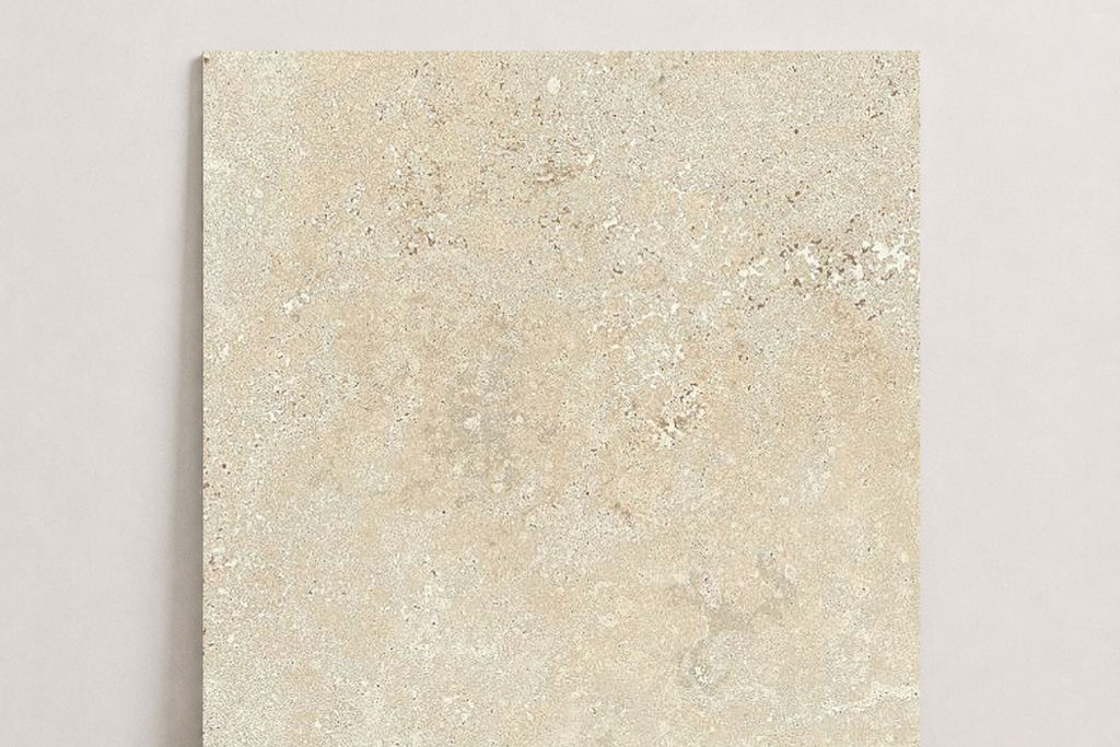TILE BEIGE HAMMERED TRAVERTINE 36" x 36" x 3/4 CROSS CUT