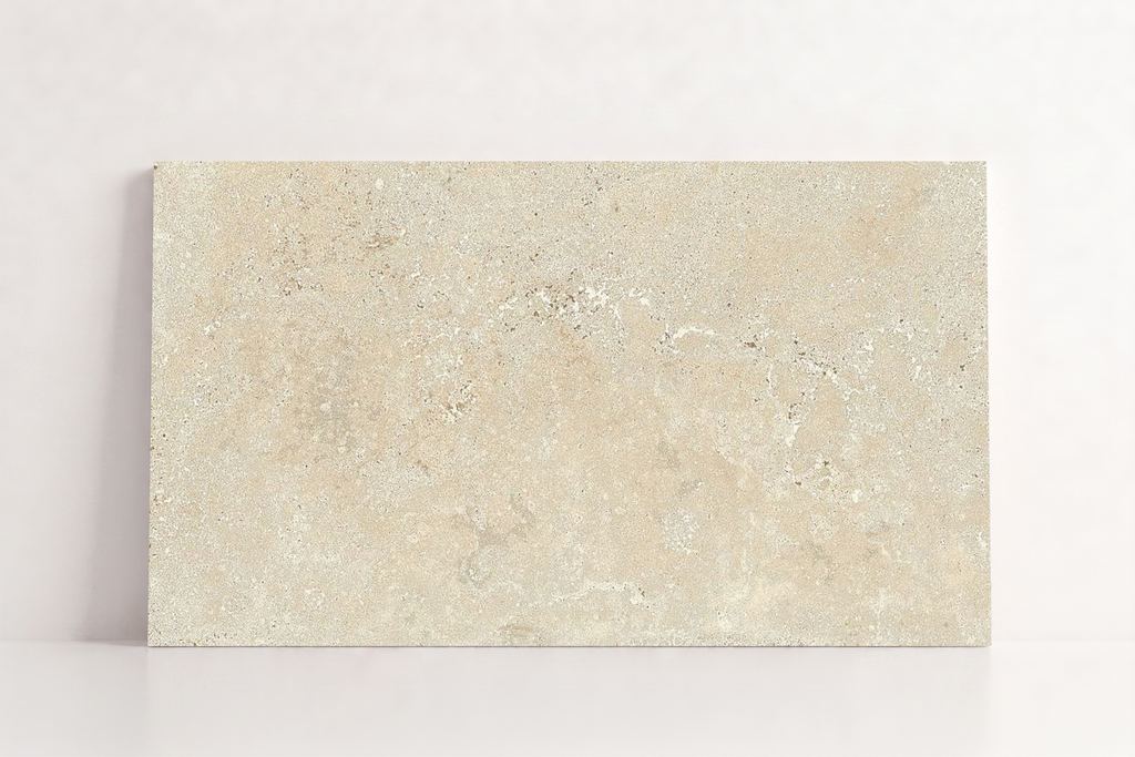 TILE BEIGE HAMMERED TRAVERTINE 36" x 48" x 3/4 CROSS CUT