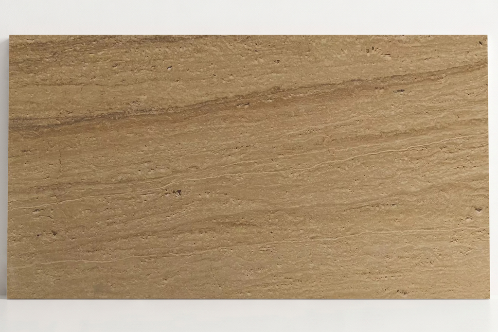TILE BEIGE HAMMERED TRAVERTINE 24" x 48" x 3/4 VEIN CUT