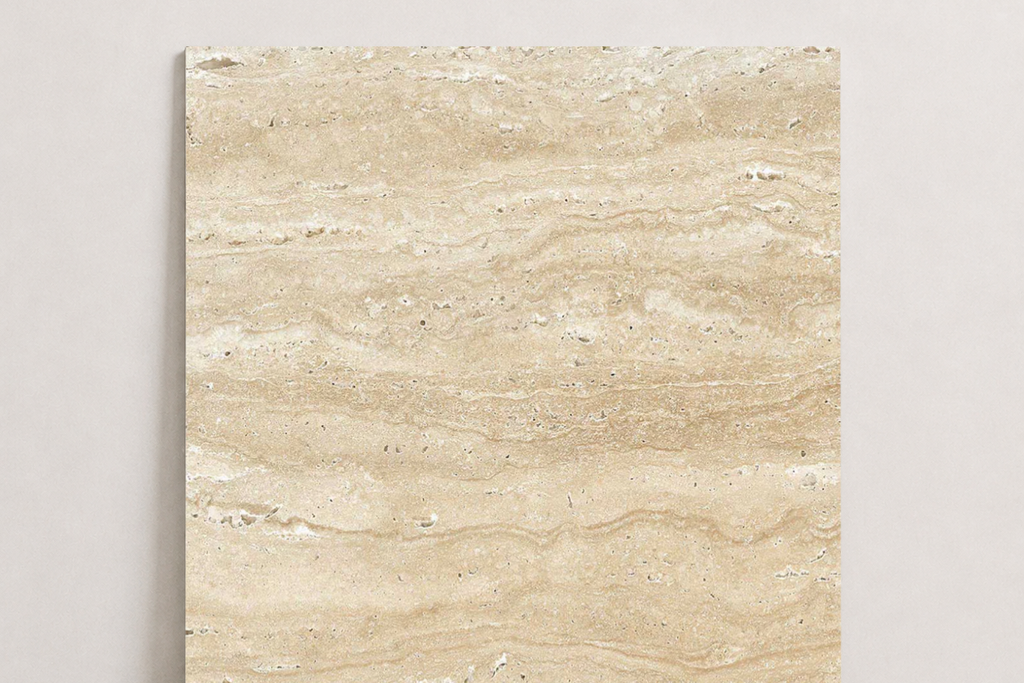TILE BEIGE HAMMERED TRAVERTINE 36" x 36" x 3/4 VEIN CUT