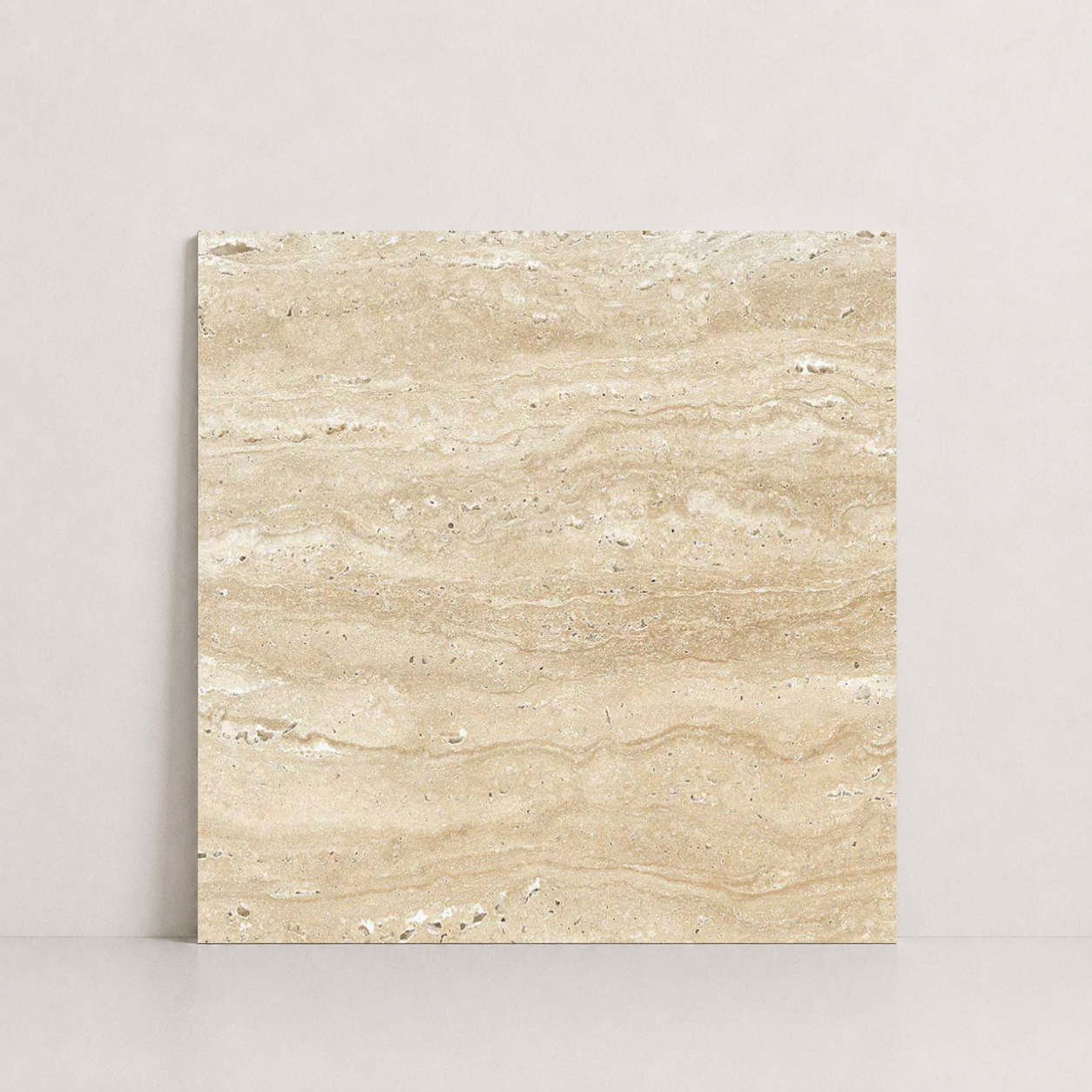 TILE BEIGE HAMMERED TRAVERTINE 36" x 36" x 3/4 VEIN CUT