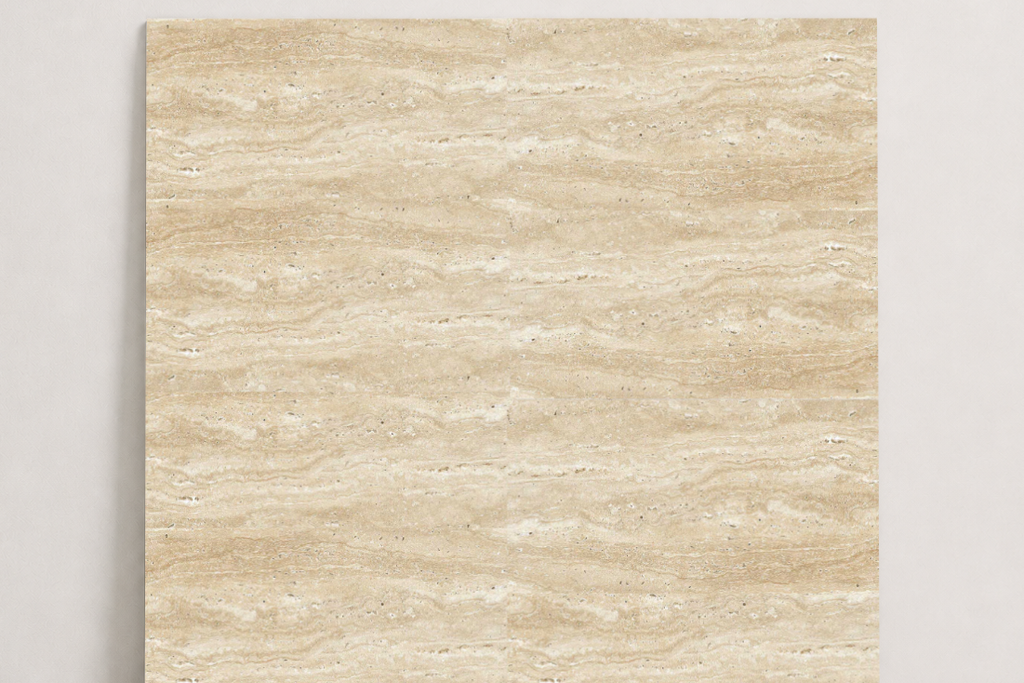 TILE BEIGE HAMMERED TRAVERTINE 48" x 48" x 3/4 VEIN CUT