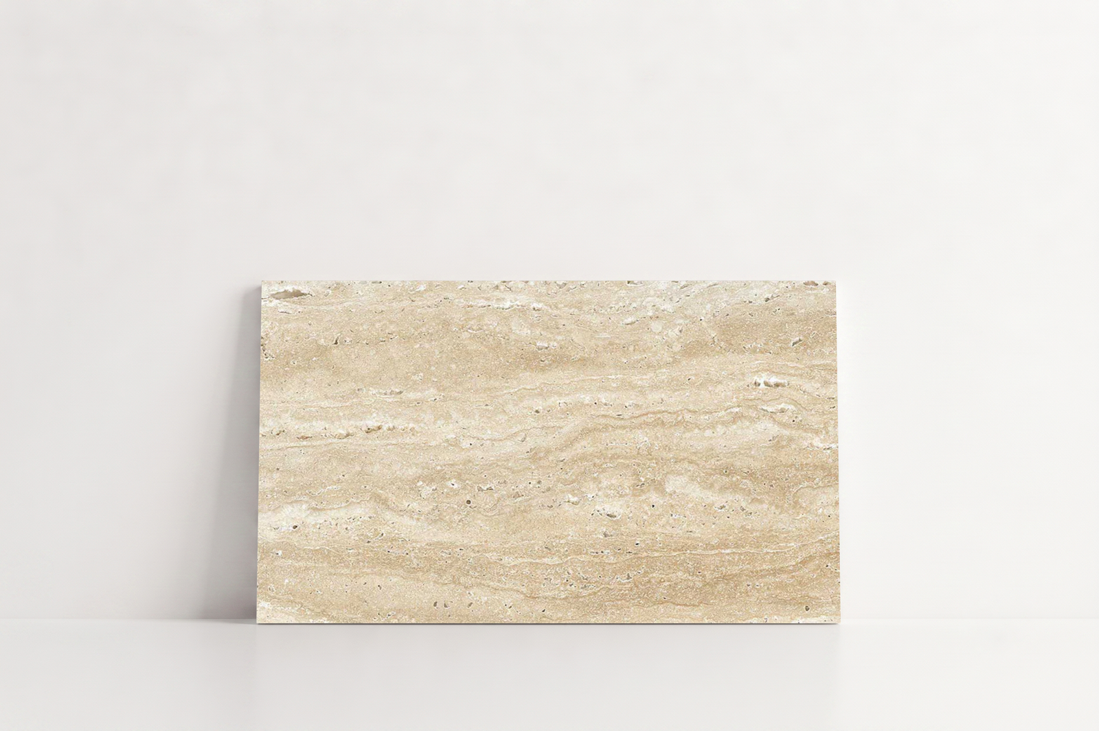 PAVERS BEIGE HAMMERED TRAVERTINE 6" X 12" X 1 1/4" VEIN CUT
