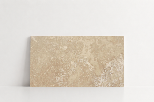 TILE BEIGE HONED TRAVERTINE 12