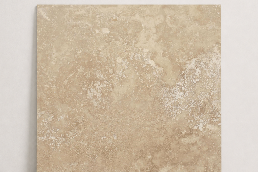TILE BEIGE HONED TRAVERTINE 36" x 36" x 3/4 CROSS CUT