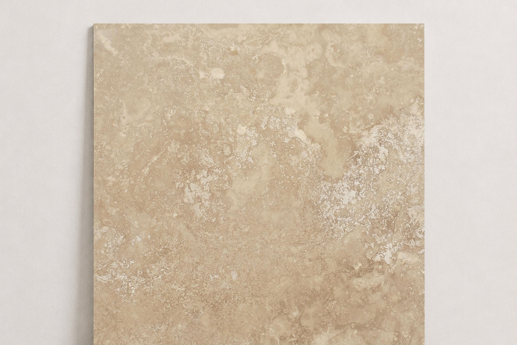 TILE BEIGE HONED TRAVERTINE 36" x 36" x 3/4 CROSS CUT