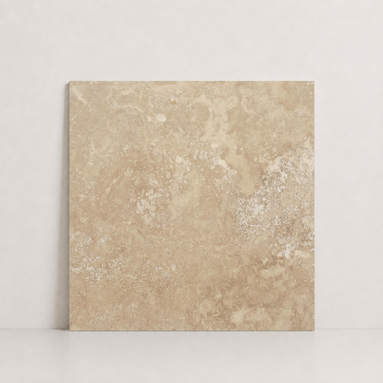TILE BEIGE HONED TRAVERTINE 36" x 36" x 3/4 CROSS CUT