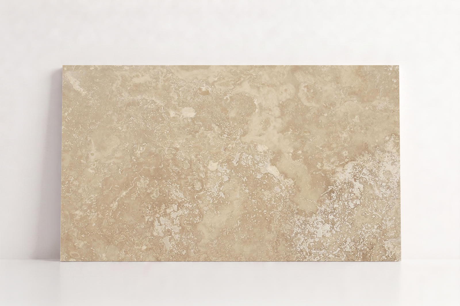 TILE BEIGE HONED TRAVERTINE 36" x 48" x 3/4 CROSS CUT