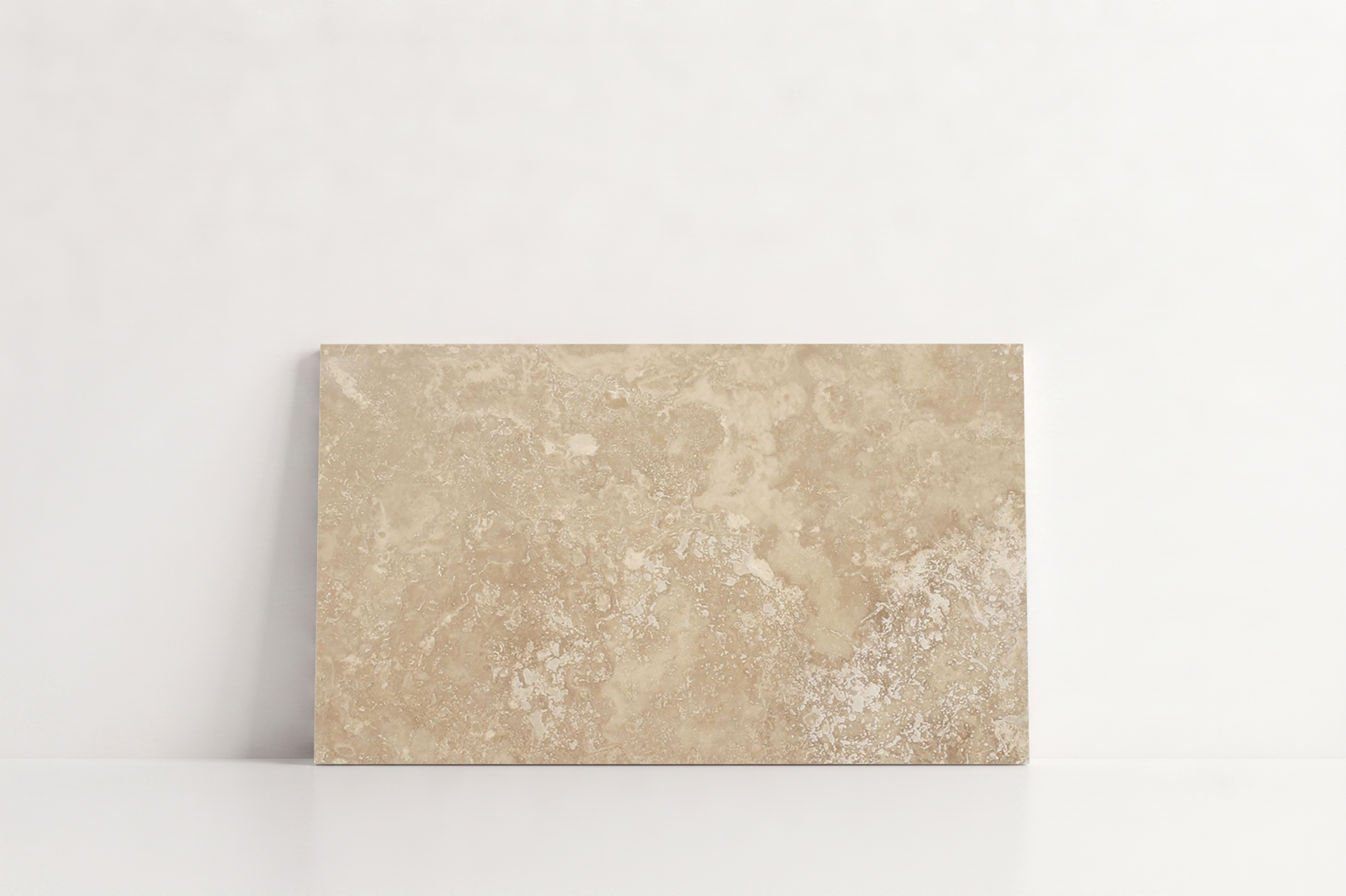 PAVERS BEIGE HONED TRAVERTINE 6" X 12" X 1 1/4" CROSS CUT