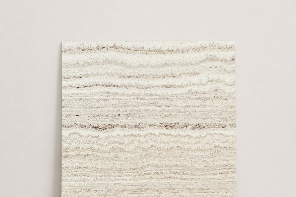 TILE BEIGE HONED TRAVERTINE 18" x 18" x 3/4 VEIN CUT