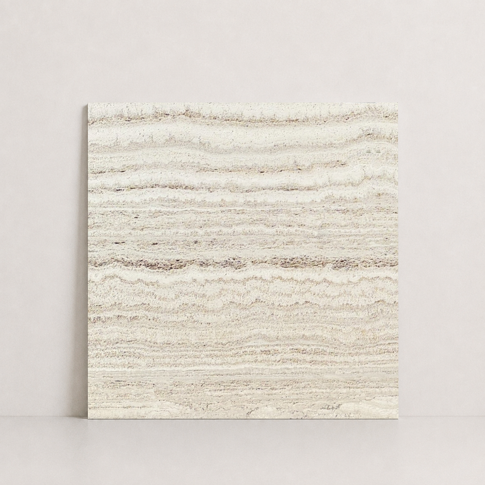 TILE BEIGE HONED TRAVERTINE 36" x 36" x 3/4 VEIN CUT