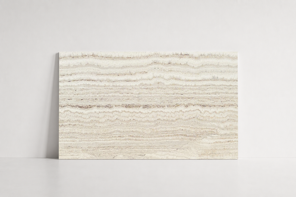 TILE BEIGE HONED TRAVERTINE 36" x 48" x 3/4 VEIN CUT