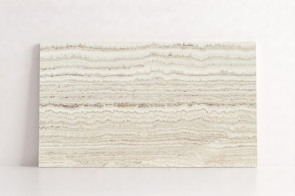 TILE BEIGE HONED TRAVERTINE 36" x 48" x 3/4 VEIN CUT