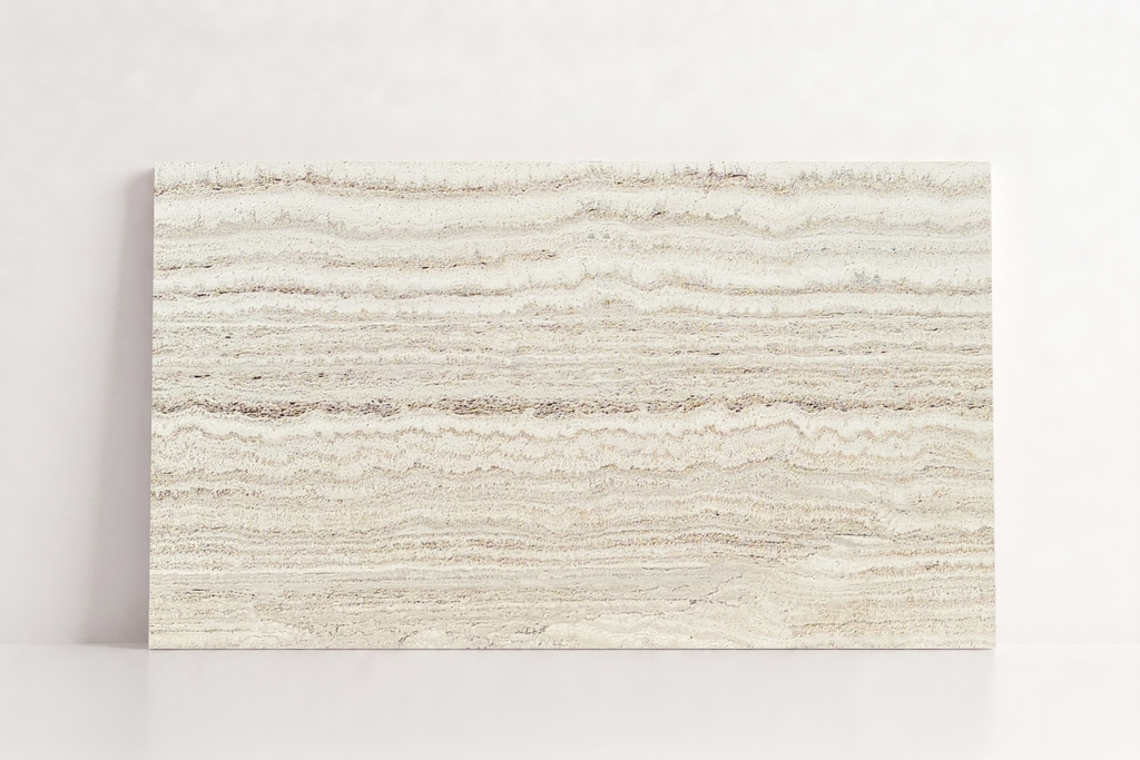 TILE BEIGE HONED TRAVERTINE 36" x 48" x 3/4 VEIN CUT