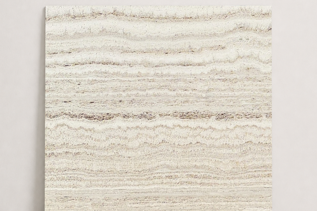 TILE BEIGE HONED TRAVERTINE 48" x 48" x 3/4 VEIN CUT