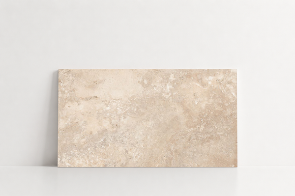 TILE BEIGE LEATHER TRAVERTINE 12