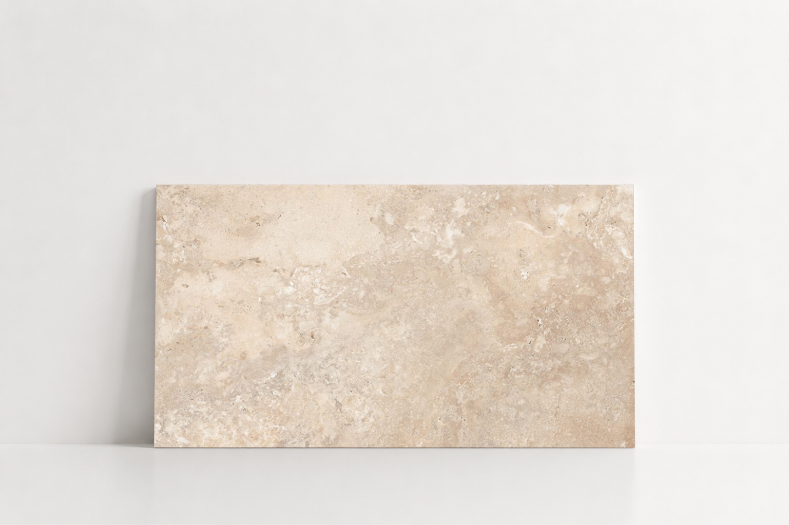 TILE BEIGE LEATHER TRAVERTINE 12" x 24" x 3/4 CROSS CUT