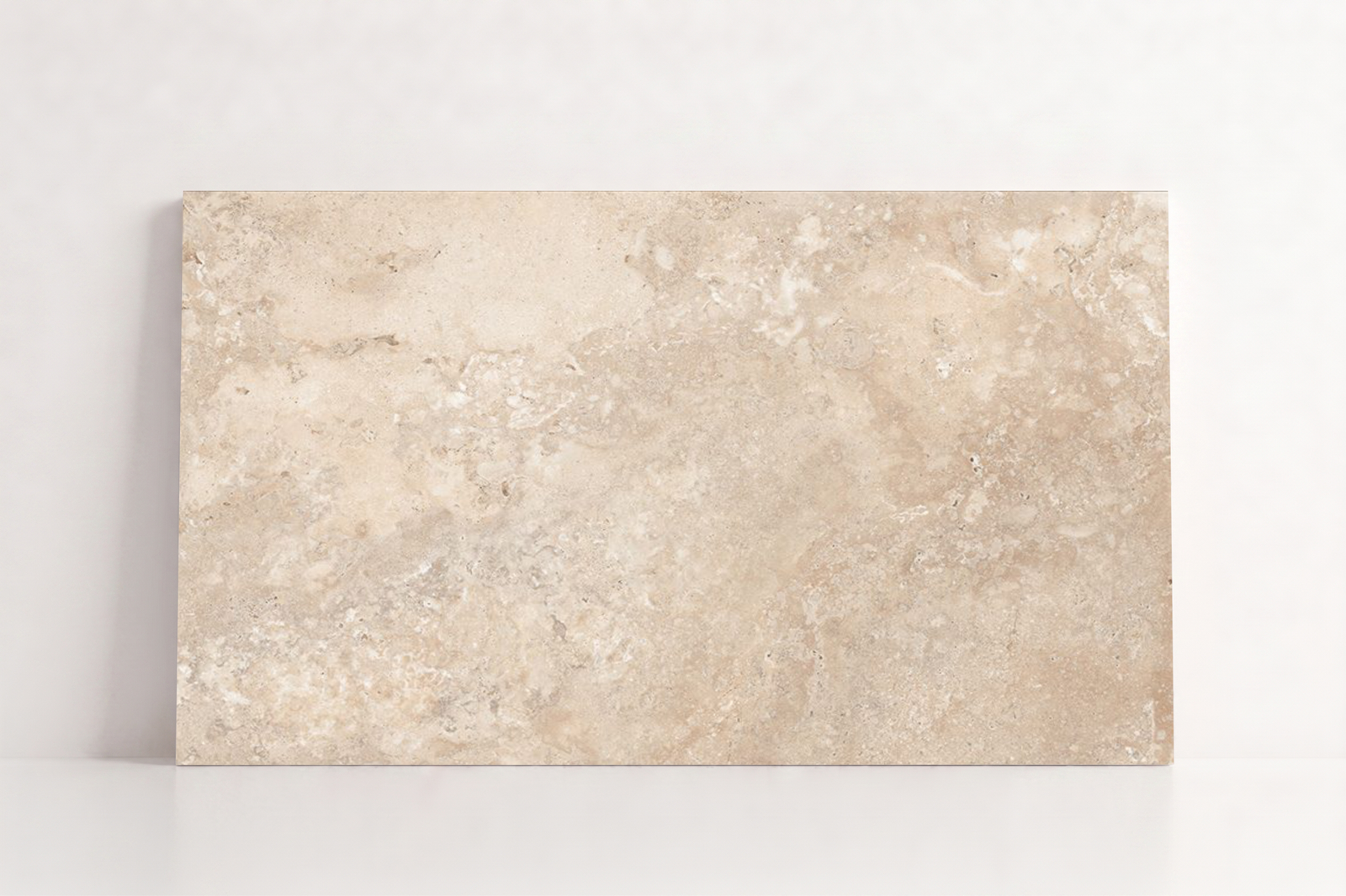 TILE BEIGE LEATHER TRAVERTINE 36" x 48" x 3/4 CROSS CUT