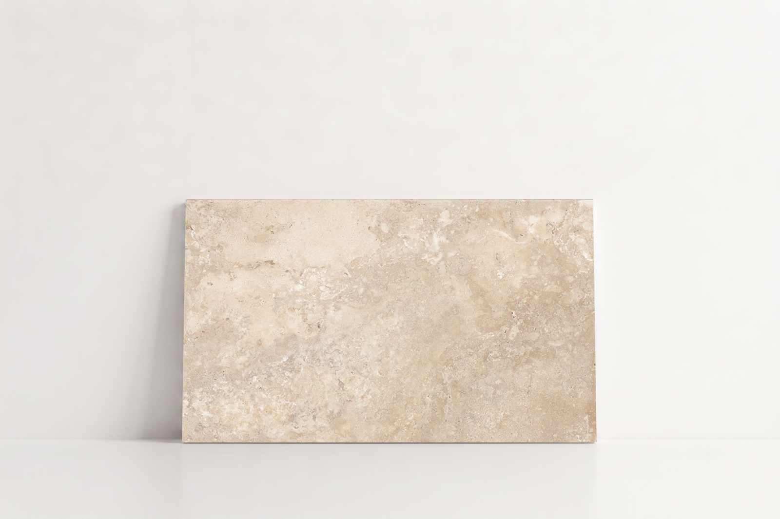 PAVERS BEIGE LEATHER TRAVERTINE 6" X 12" X 1 1/4" CROSS CUT