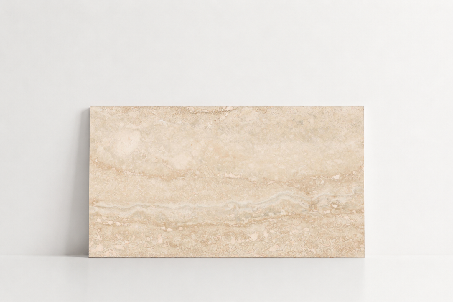 TILE BEIGE LEATHER TRAVERTINE 12" x 24" x 3/4 VEIN CUT