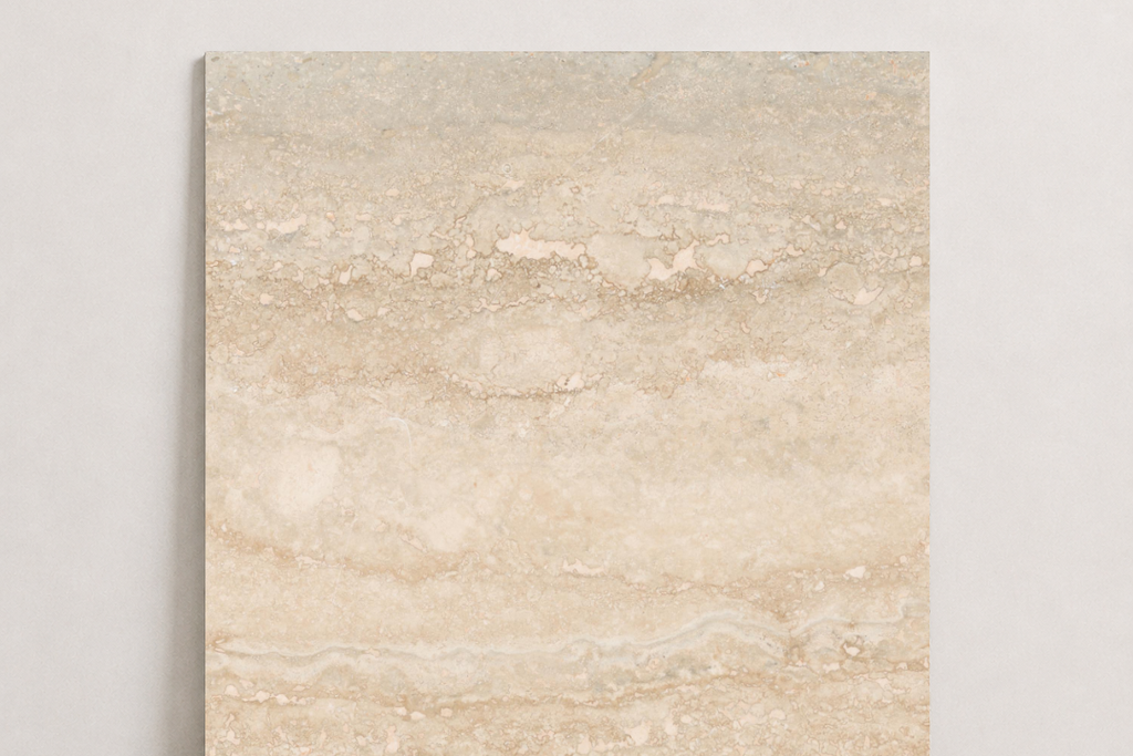 TILE BEIGE LEATHER TRAVERTINE 36" x 36" x 3/4 VEIN CUT