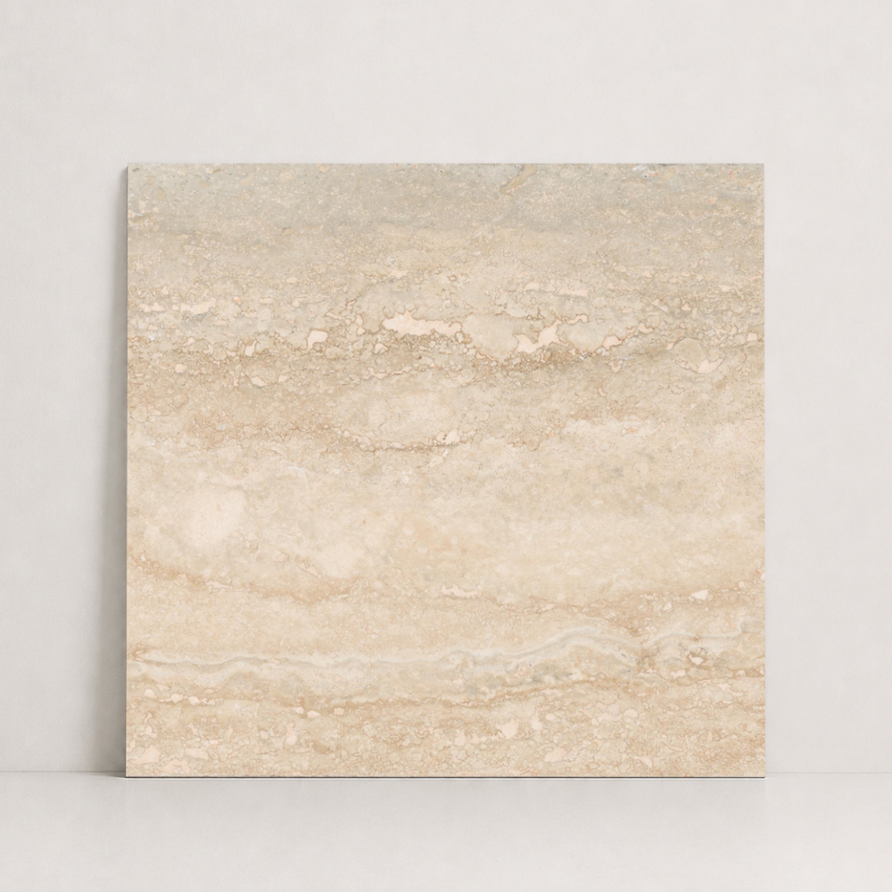 TILE BEIGE LEATHER TRAVERTINE 48
