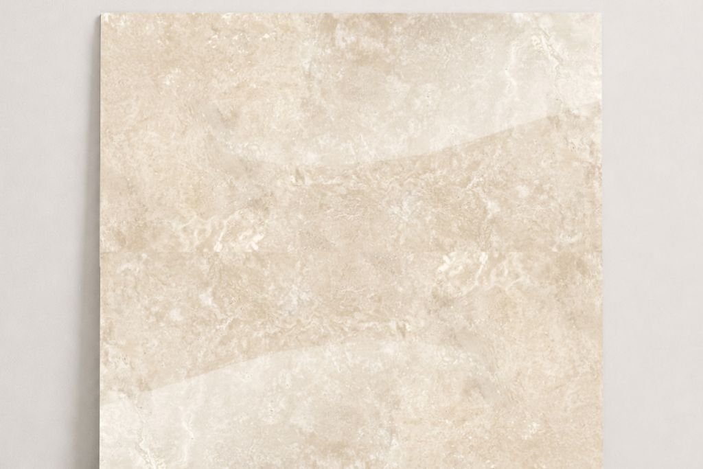 TILE BEIGE POLISHED TRAVERTINE 36" x 36" x 3/4 CROSS CUT