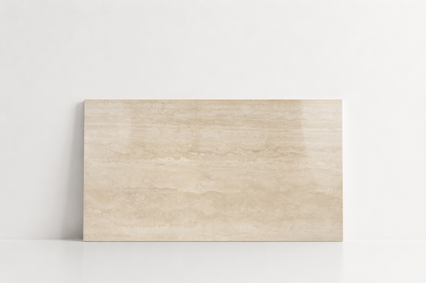 TILE BEIGE POLISHED TRAVERTINE 12