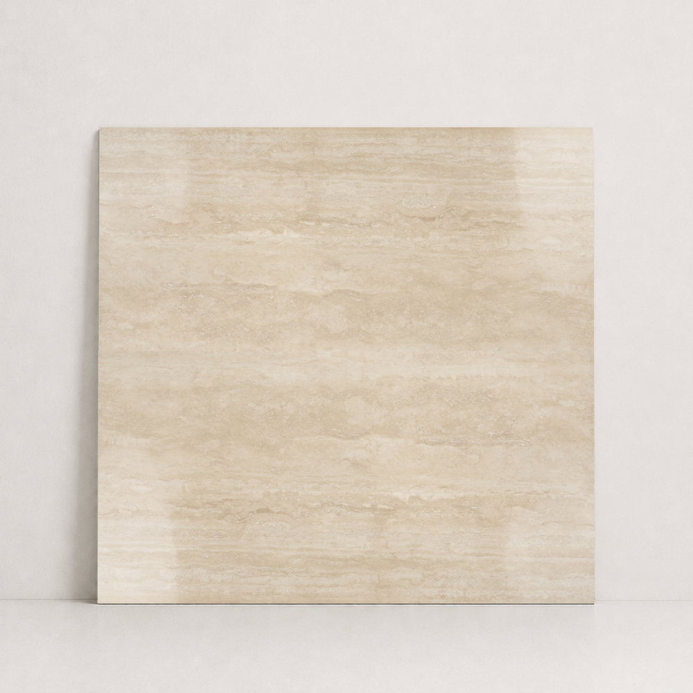 TILE BEIGE POLISHED TRAVERTINE 48
