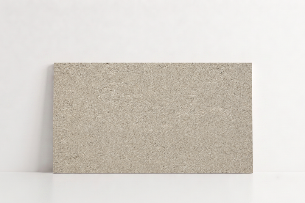 TILE BEIGE SANDBLASTED TRAVERTINE 24" x 48" x 3/4 CROSS CUT