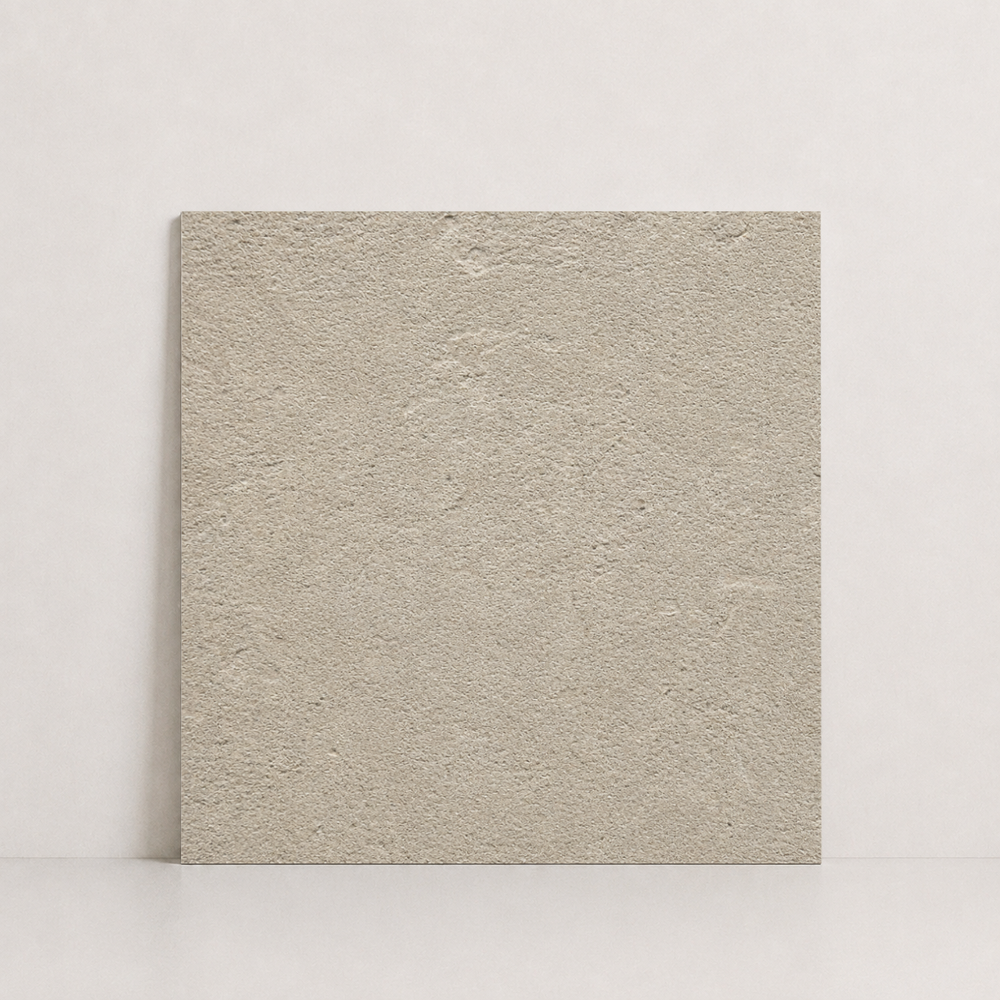 TILE BEIGE SANDBLASTED TRAVERTINE 36" x 36" x 3/4 CROSS CUT