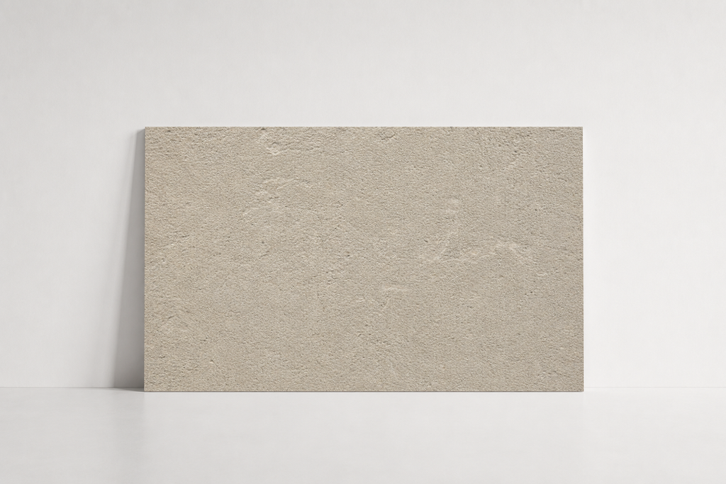 TILE BEIGE SANDBLASTED TRAVERTINE 36" x 48" x 3/4 CROSS CUT